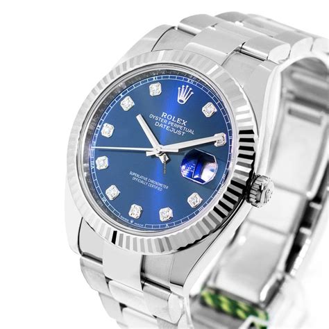 rolex datejust ii 41mm diamond dial|rolex datejust diamond bezel.